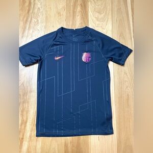 Nike Youth Barcelona FC 2021 Pre-Match Jersey Soccer Futbol